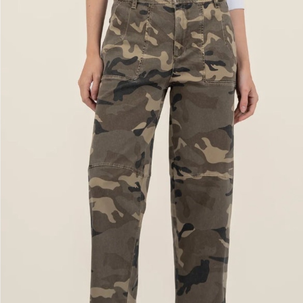 Kut from the Kloth Camo Wide Leg Jeans